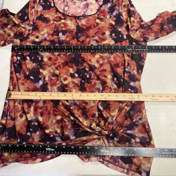 SIMPLY VERA VERA WANG Women’s Tie Dye Tunic Top Size XL Multicolored - Picture 8 of 8